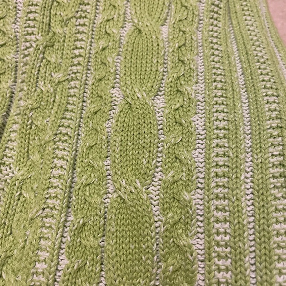 Evelyn & Arthur y2k zip up cable sweater X-small like new - Picture 8 of 9